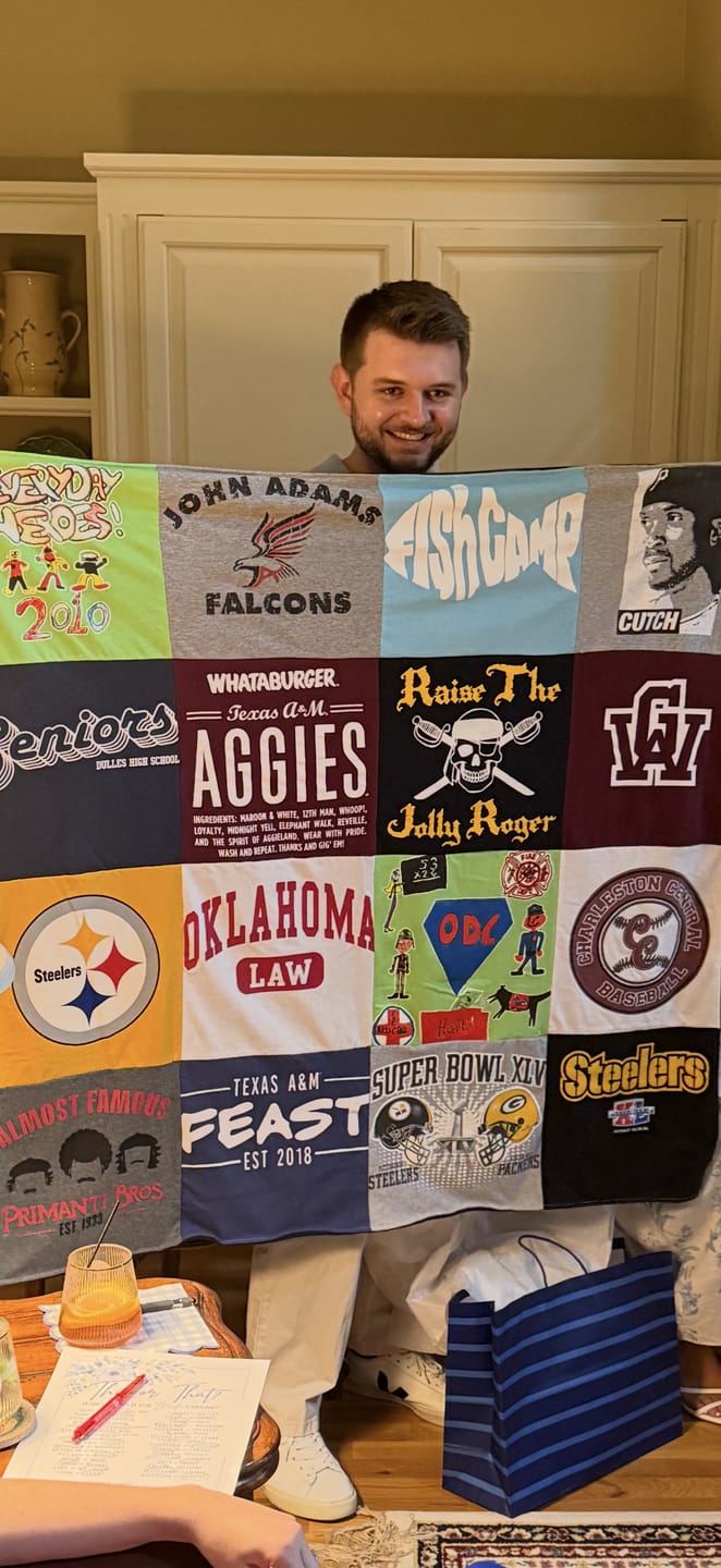 Customer photo review of Project Repat T-Shirt Quilt