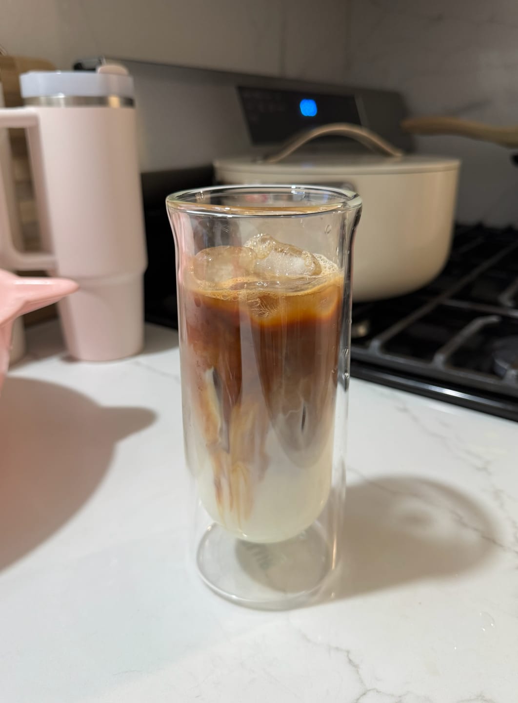 Customer photo review of FLUR Iced Coffee Glasses
