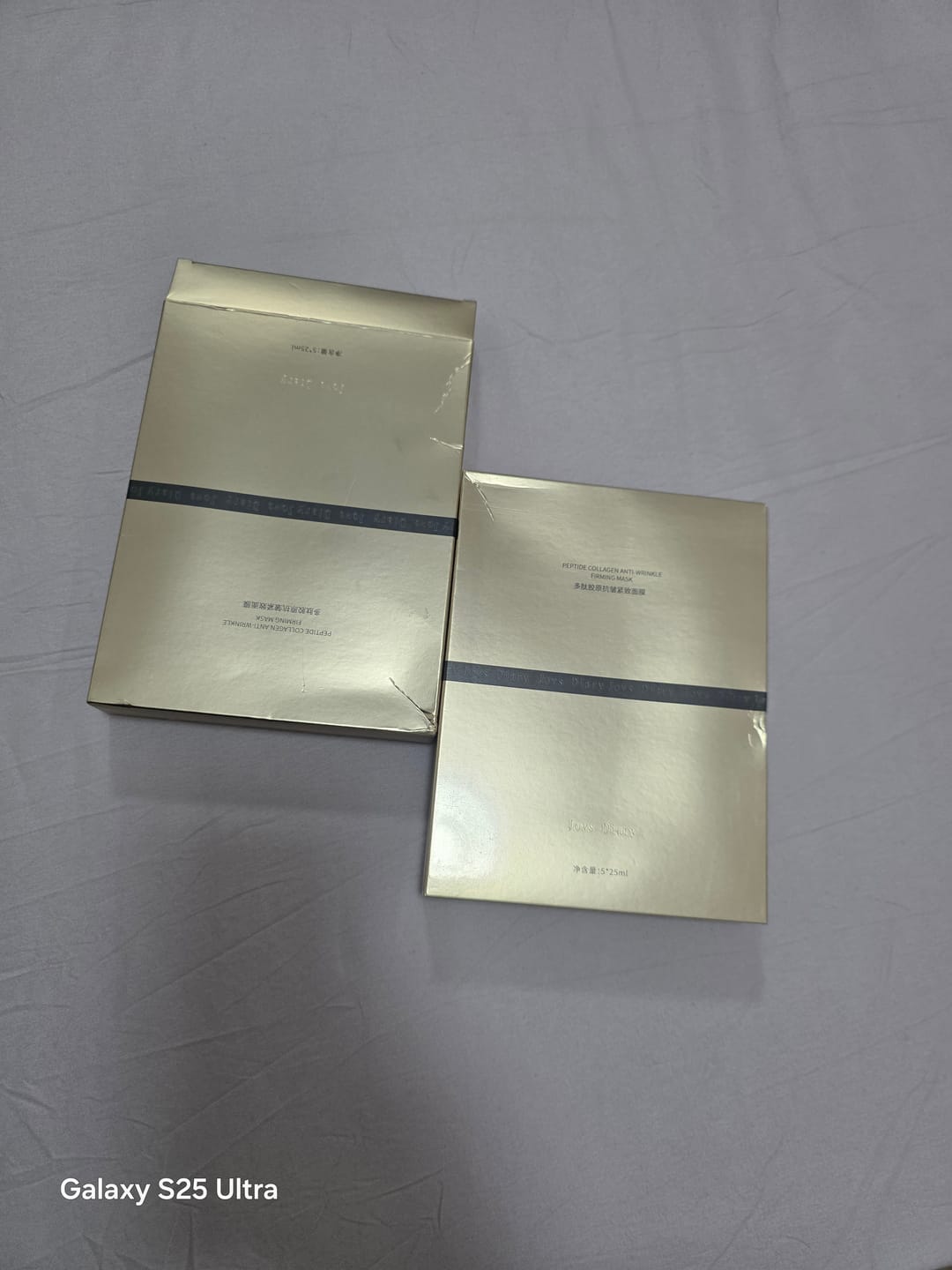 Customer photo review of JOVS Peptide Collagen Firming Mask( Pack of 5)
