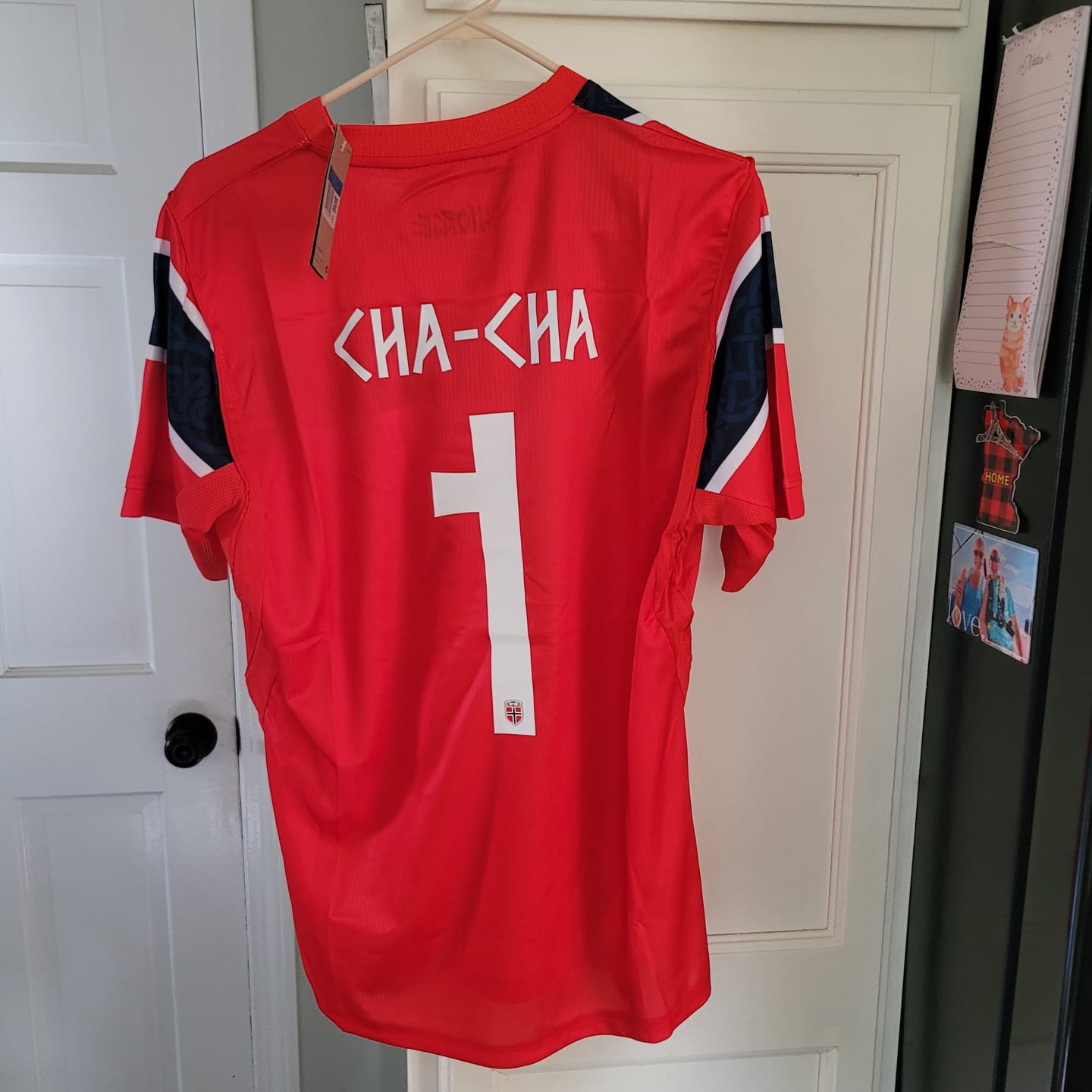Customer photo review of Norway Jersey Home 2026 World Cup