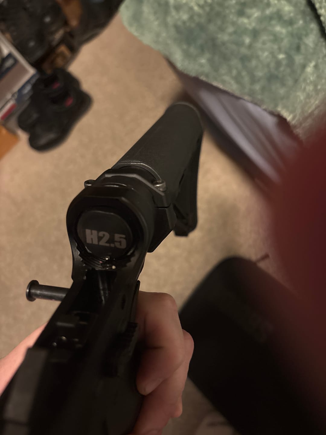 Customer photo review of AR-15 H2 Heavy Buffer 4.6oz (V2 Reciprocating Carbide weights, 100% USA Made)