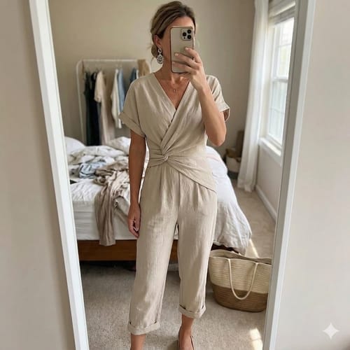 Customer photo review of Colleen™ Conjunto Elegante de Dos Piezas