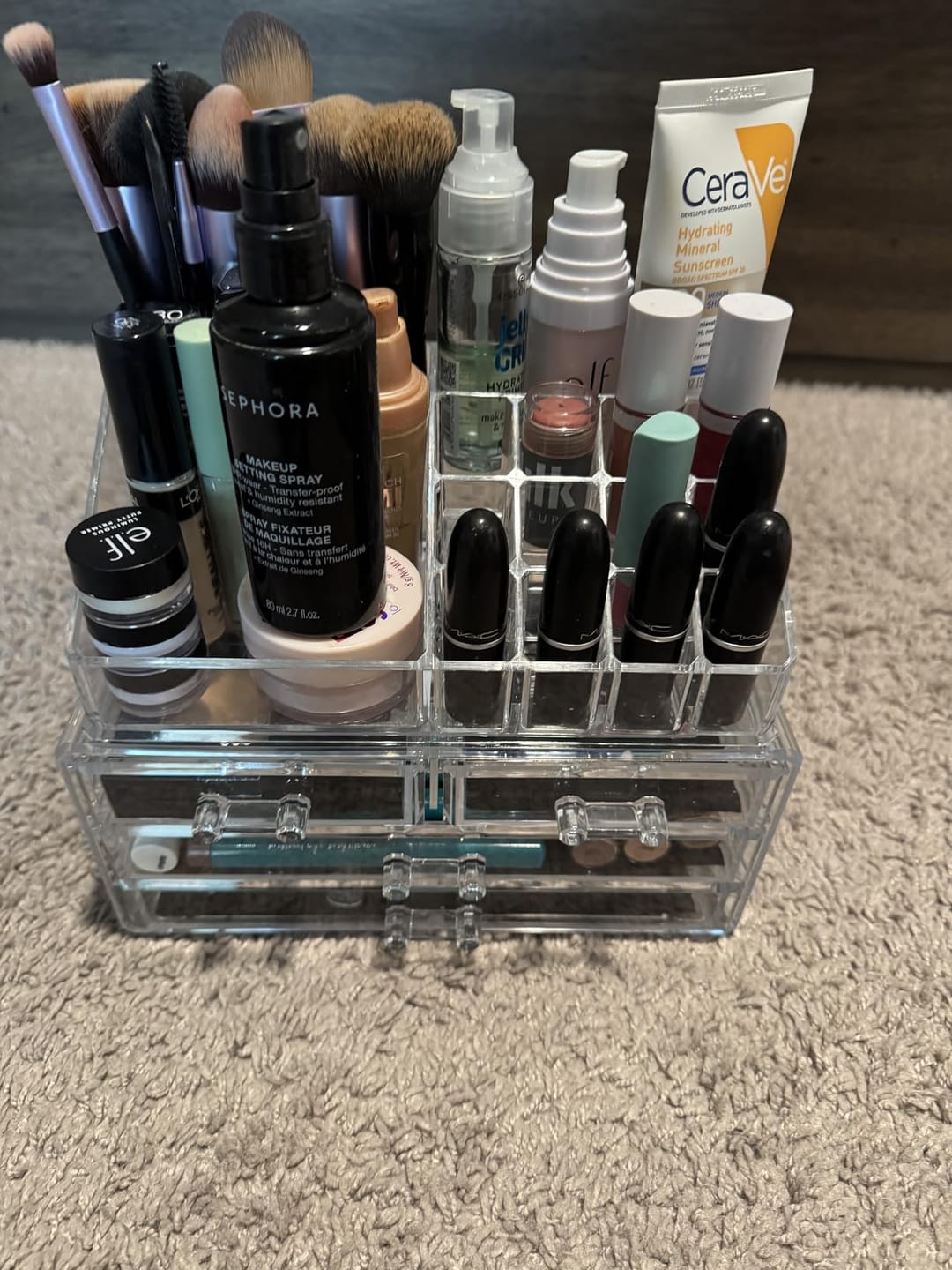 Customer photo review of Velouria ClearSpace™ Makeup & Beauty Organizer