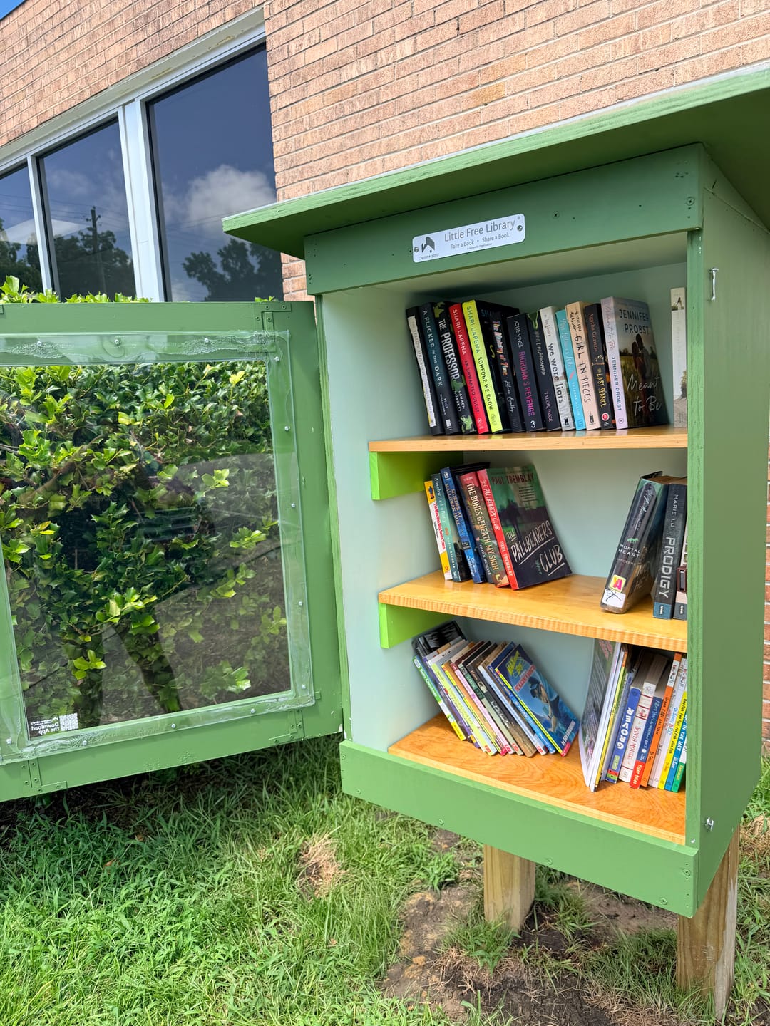 Customer photo review of Little Free Library Official Charter Sign