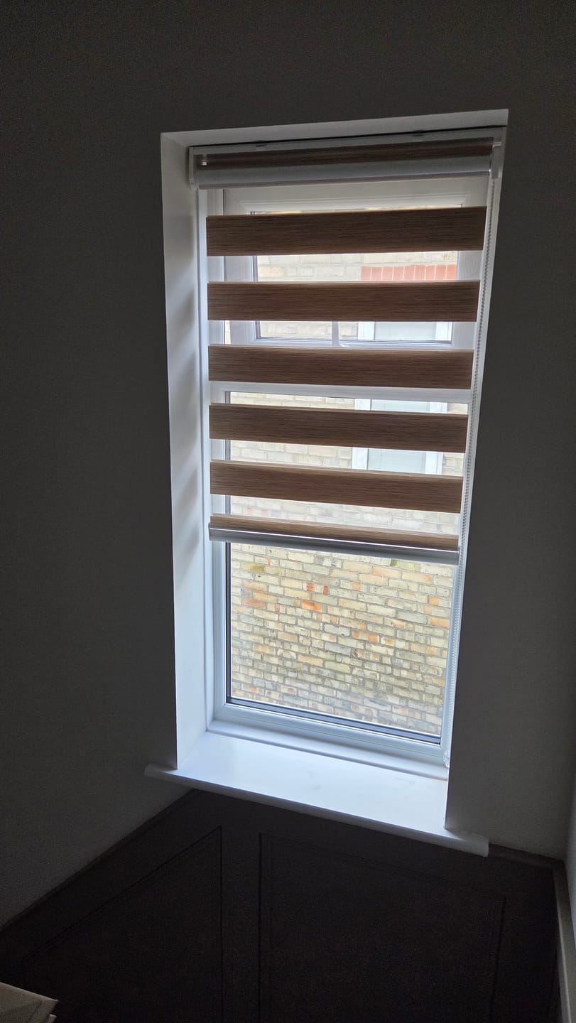 Customer photo review of Allure Pelican Day & Night Blinds