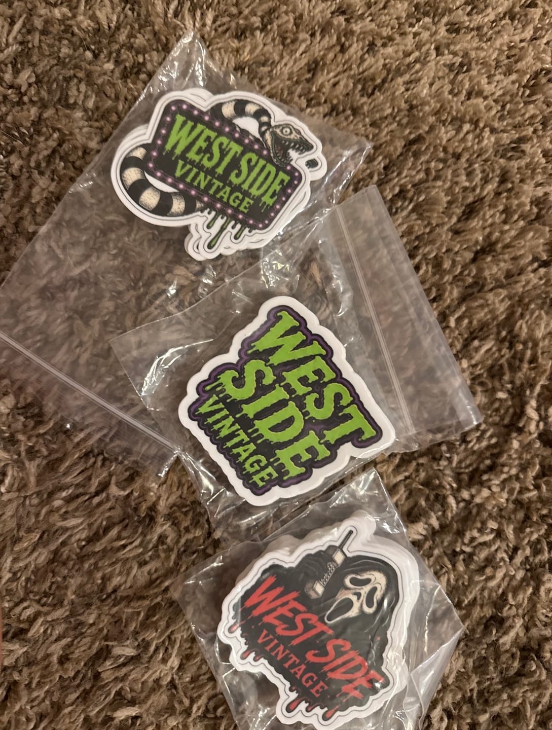 Customer photo review of Cut to Shape Stickers