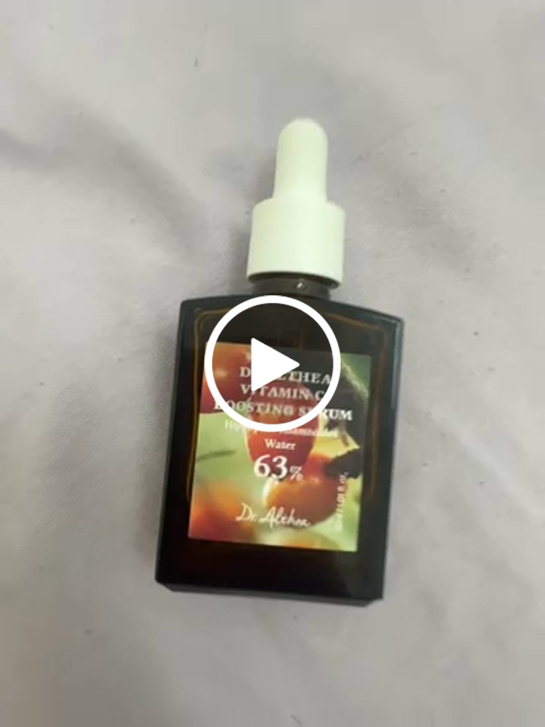 Customer video review of سيرم فيتامين سي المعزز من دكتور ألثيا - 30مل