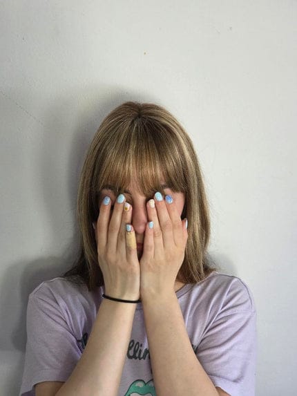 Customer photo review of Breathable High Quality Hair Topper with Bangs for Women