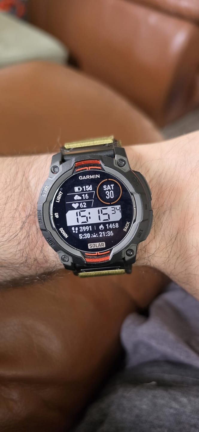 Customer photo review of Garmin Instinct 3 Solar