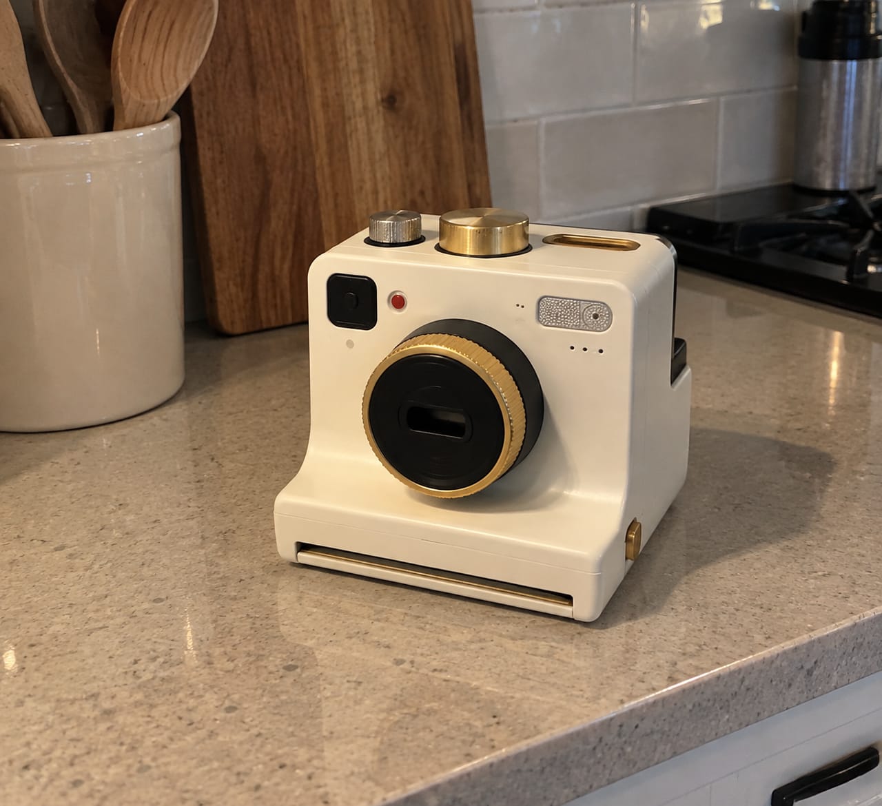 Customer photo review of LatteSnap Coffee Art Maker