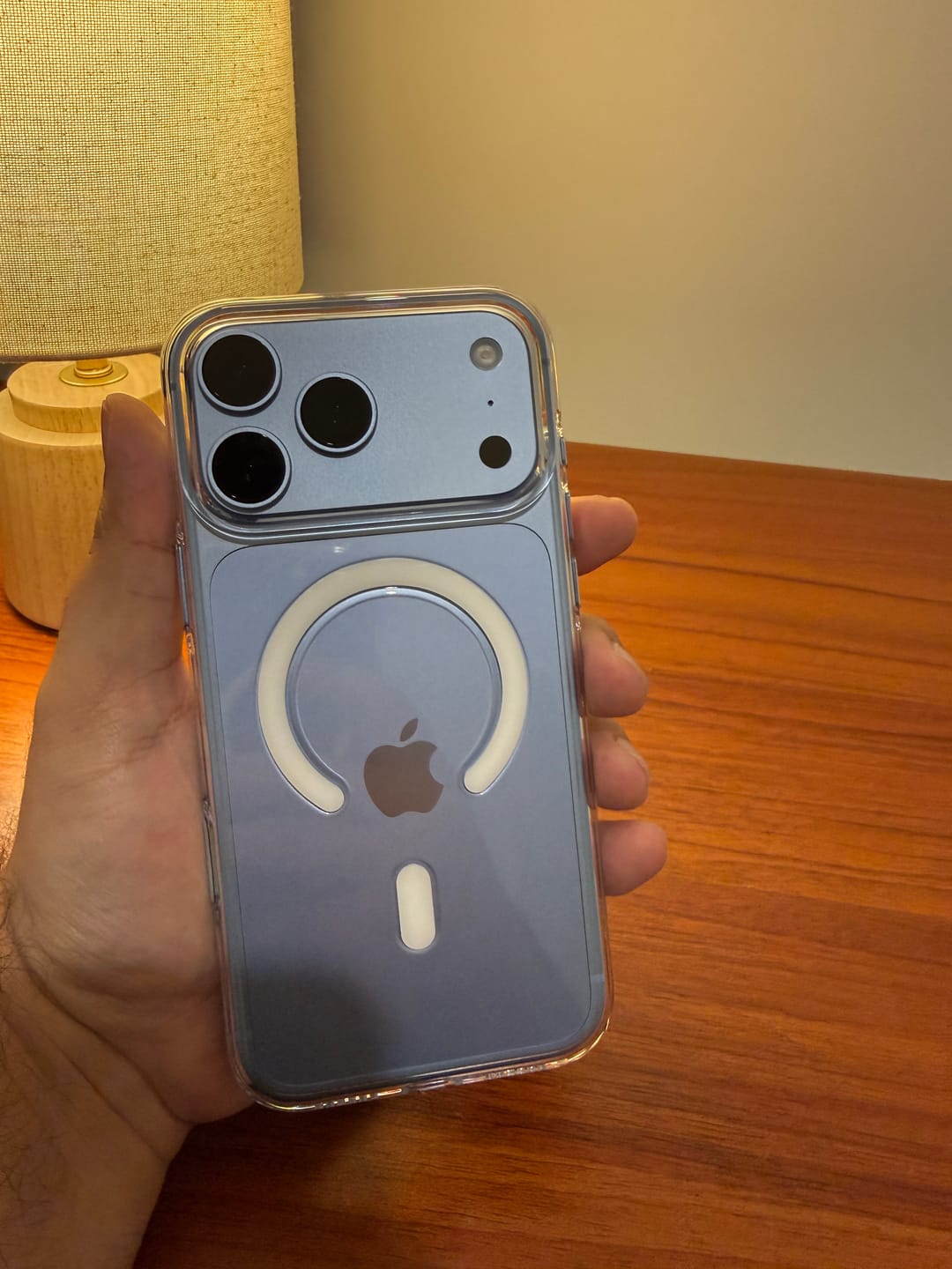 Customer photo review of Crystal EverClear MagSafe Case for iPhone 18 Pro Max