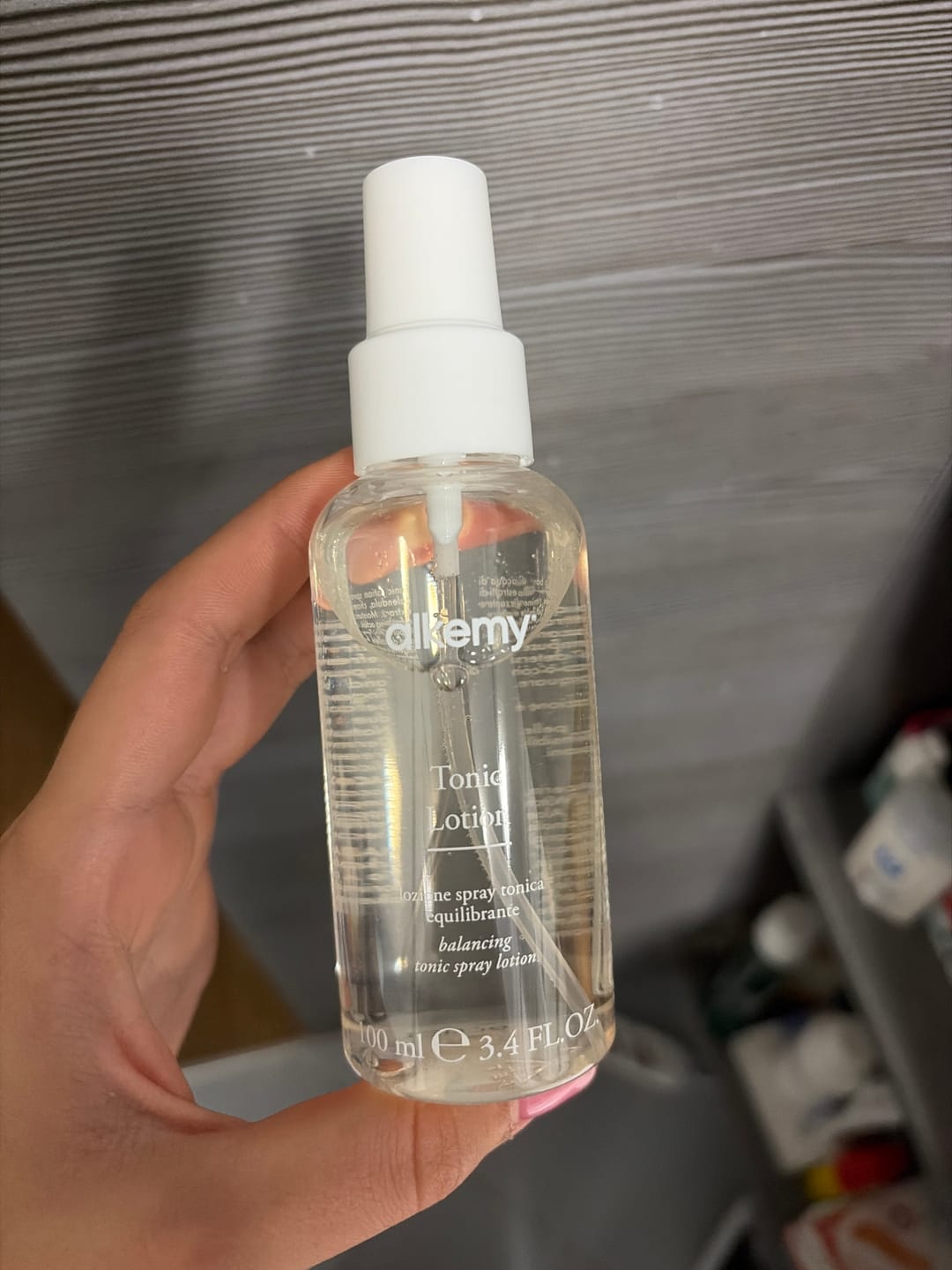 Customer photo review of Lozione Spray Tonica Equilibrante