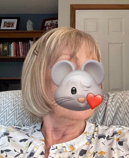 Customer photo review of Breathable High Quality Hair Topper with Bangs for Women