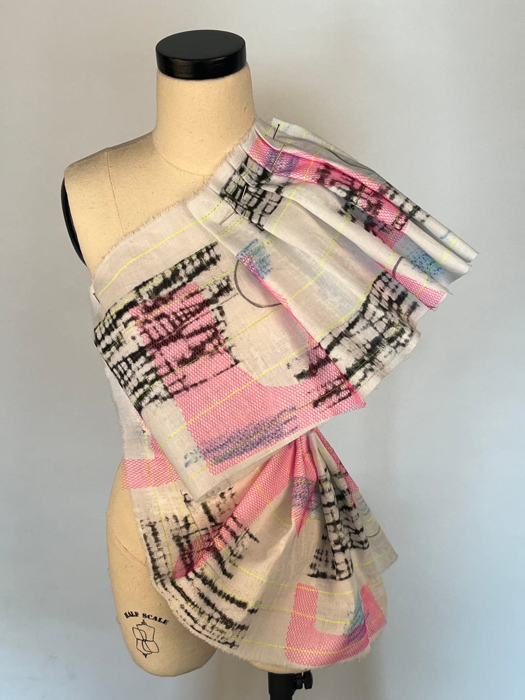 Customer photo review of Plain Dress Net Fabric