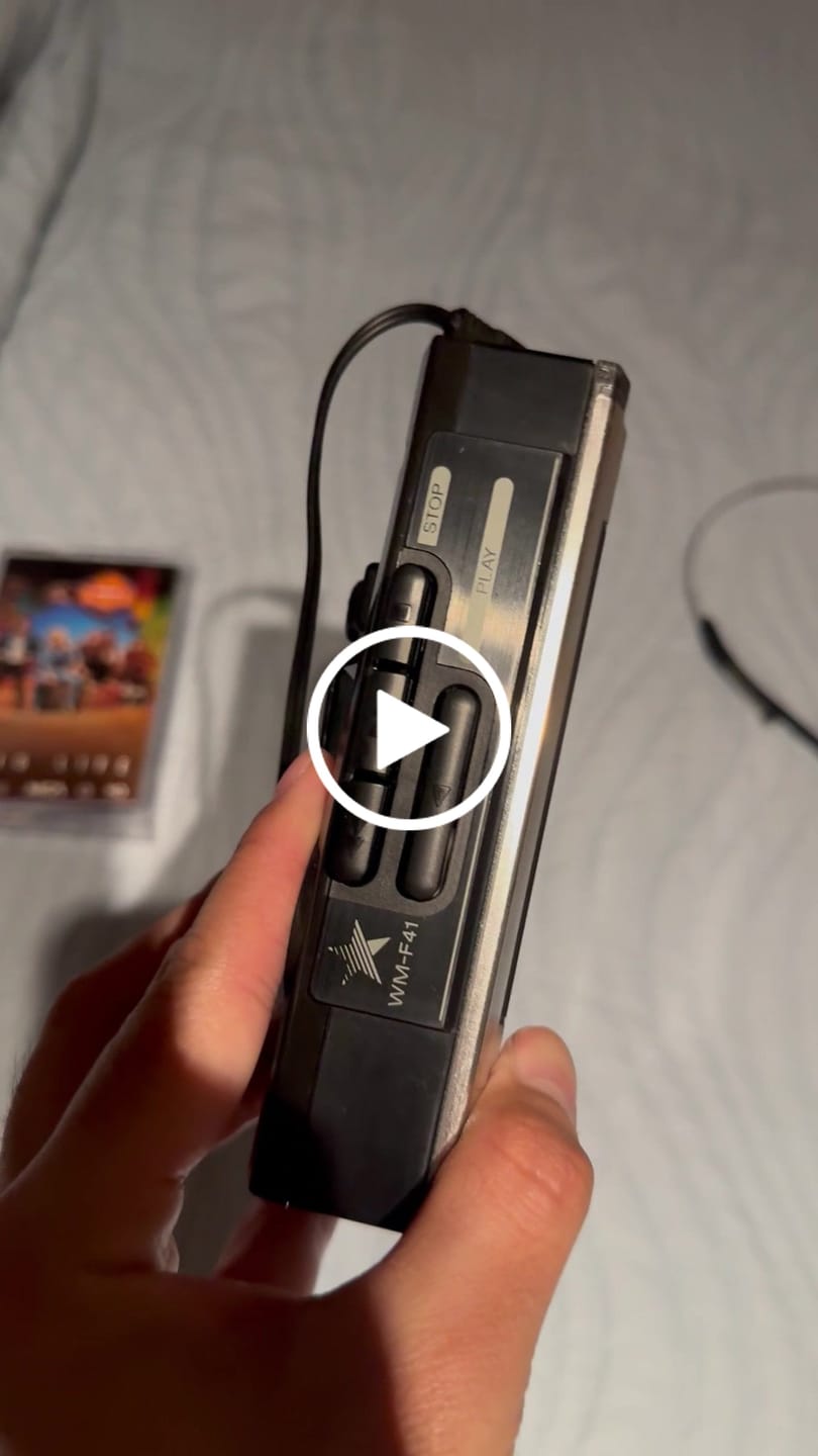 Customer video review of Sony Walkman WM-F31/F41 AM/FM Portable Cassette Player