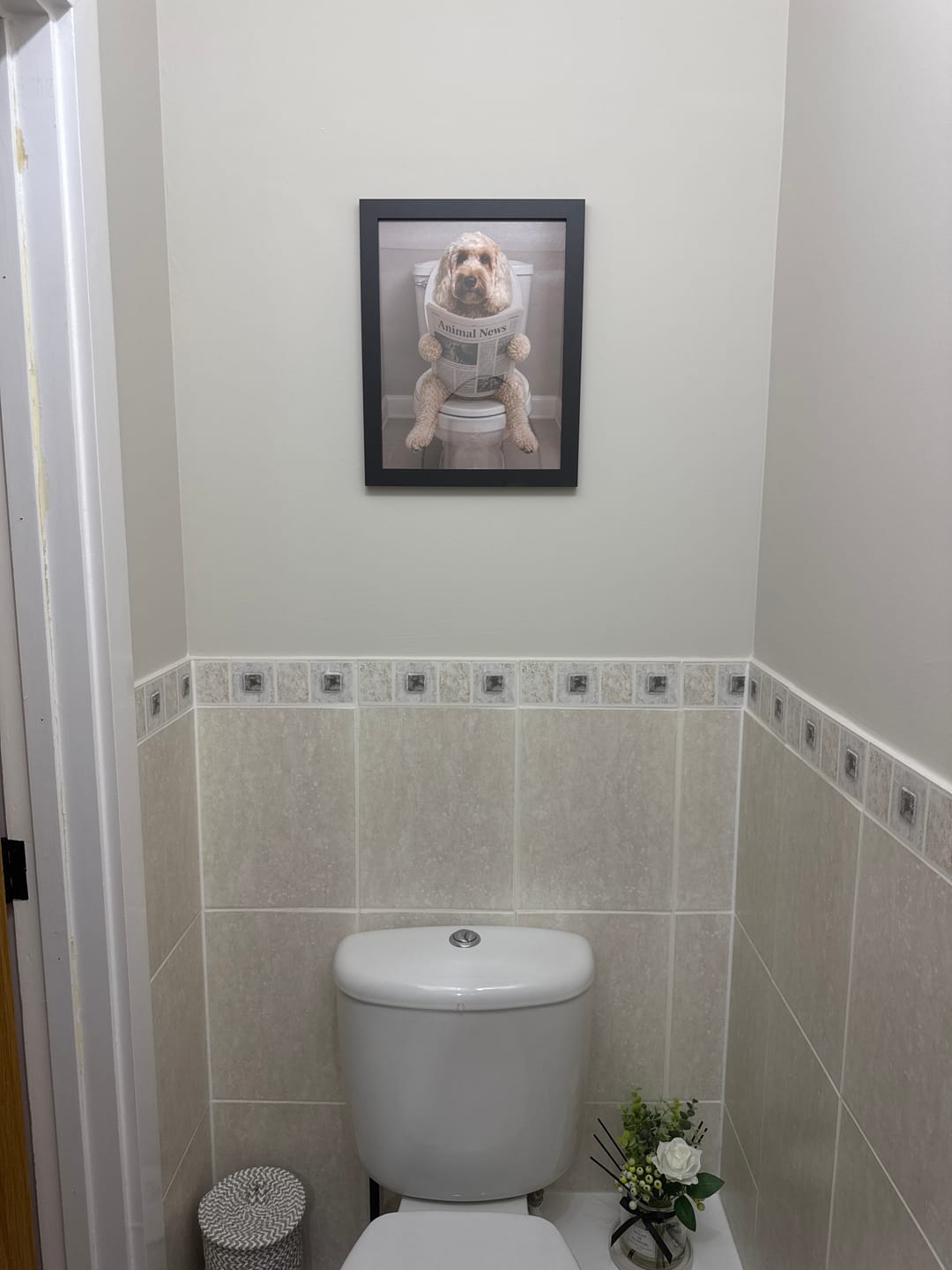 Customer photo review of Bathroom -  Personalised Poster