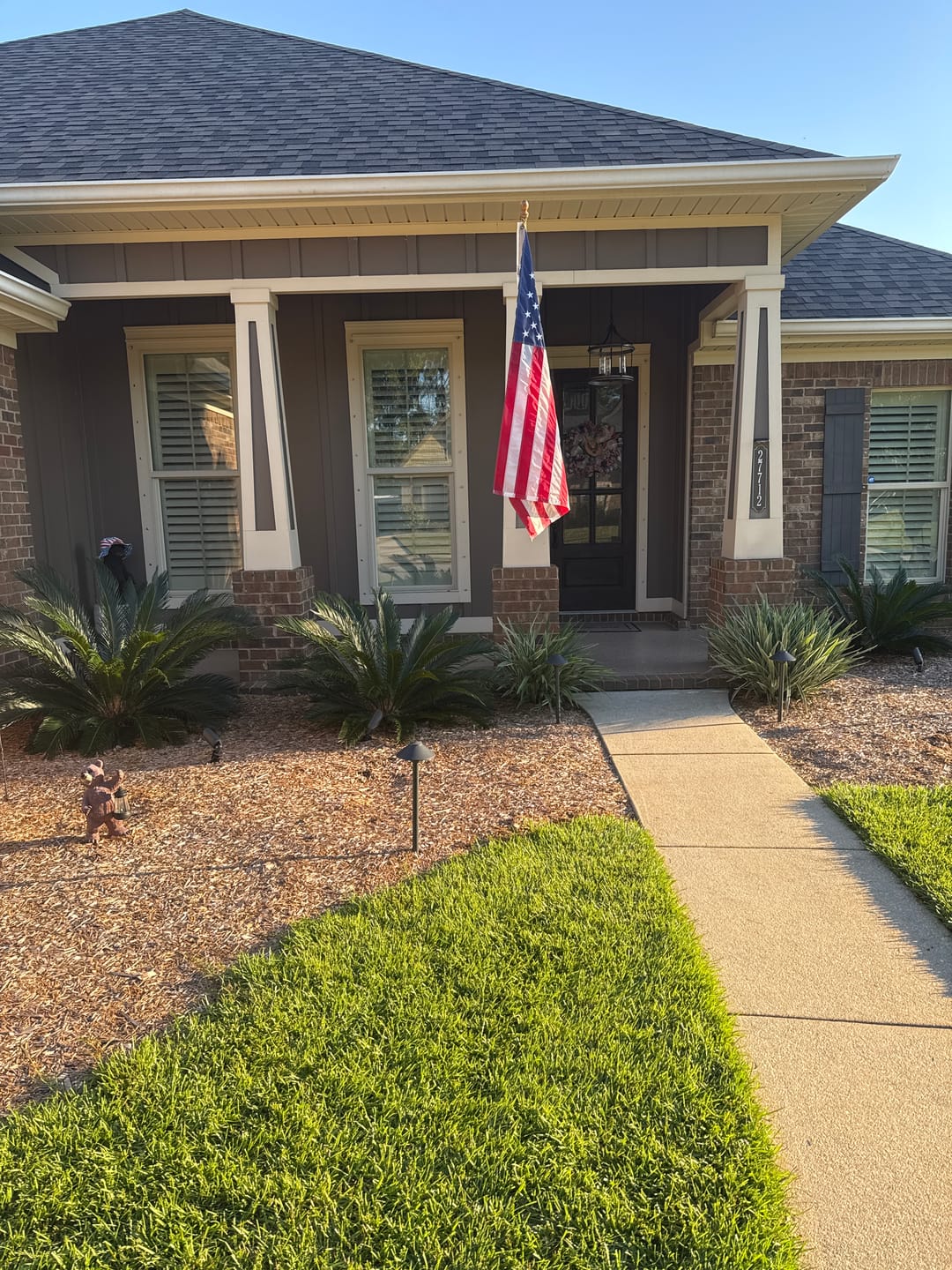 Customer photo review of 3' x 5' American Flag Set