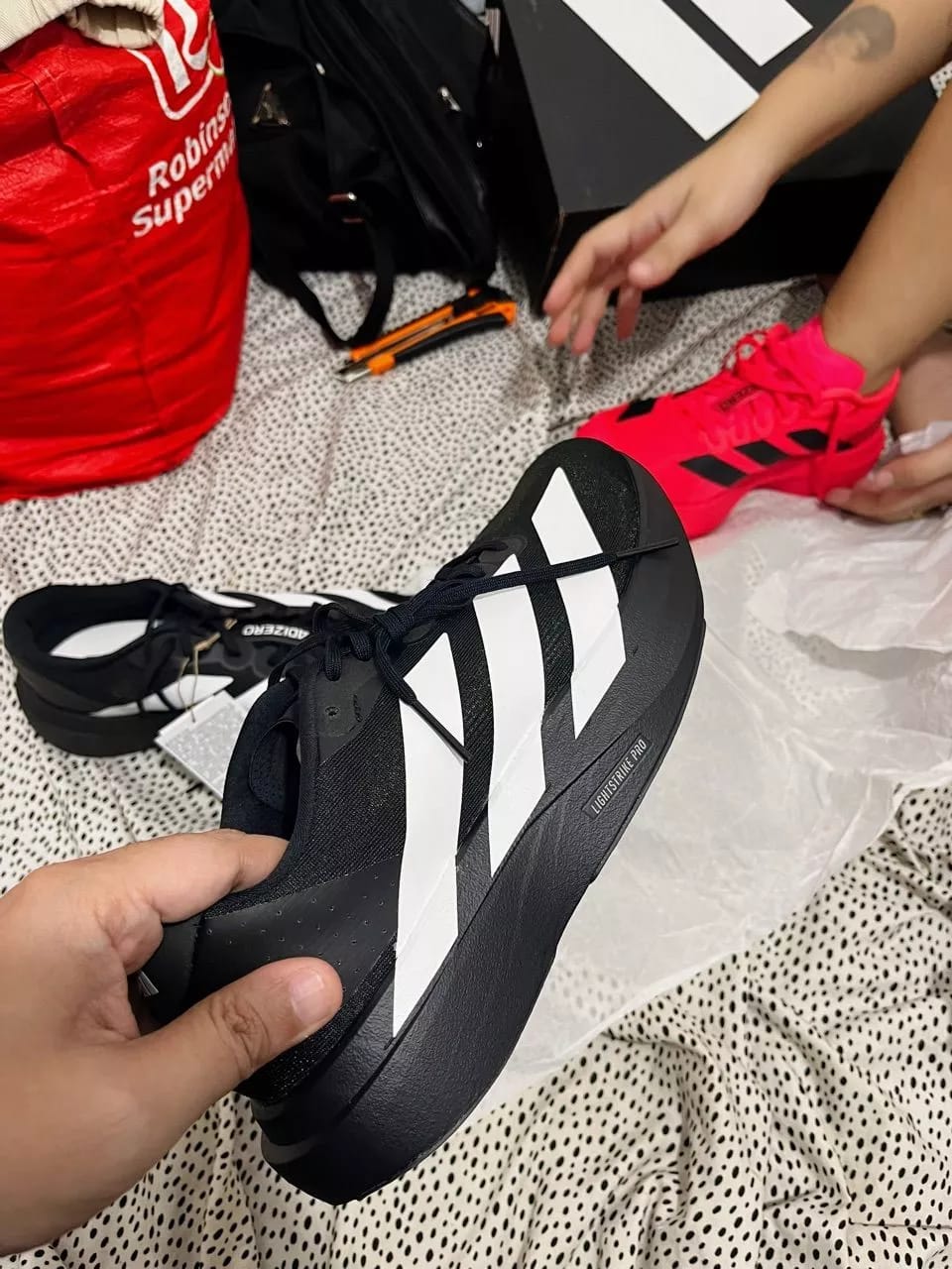 Customer photo review of Adizero Evo SL Core Black & White - AZB
