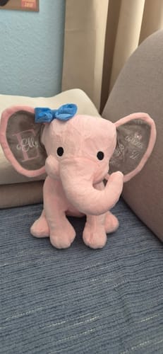 Customer photo review of Pluszowy słonik - maskotka dla dziecka