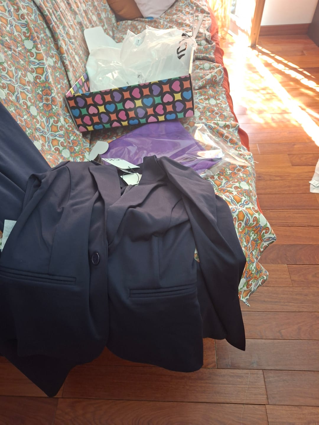Customer photo review of GIACCA KATE BLU