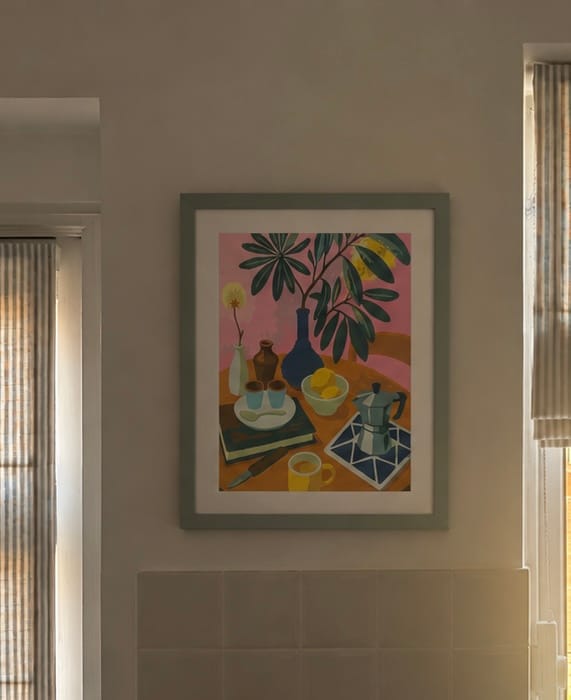 Customer photo review of Lemons & Espresso | Paint by Number
