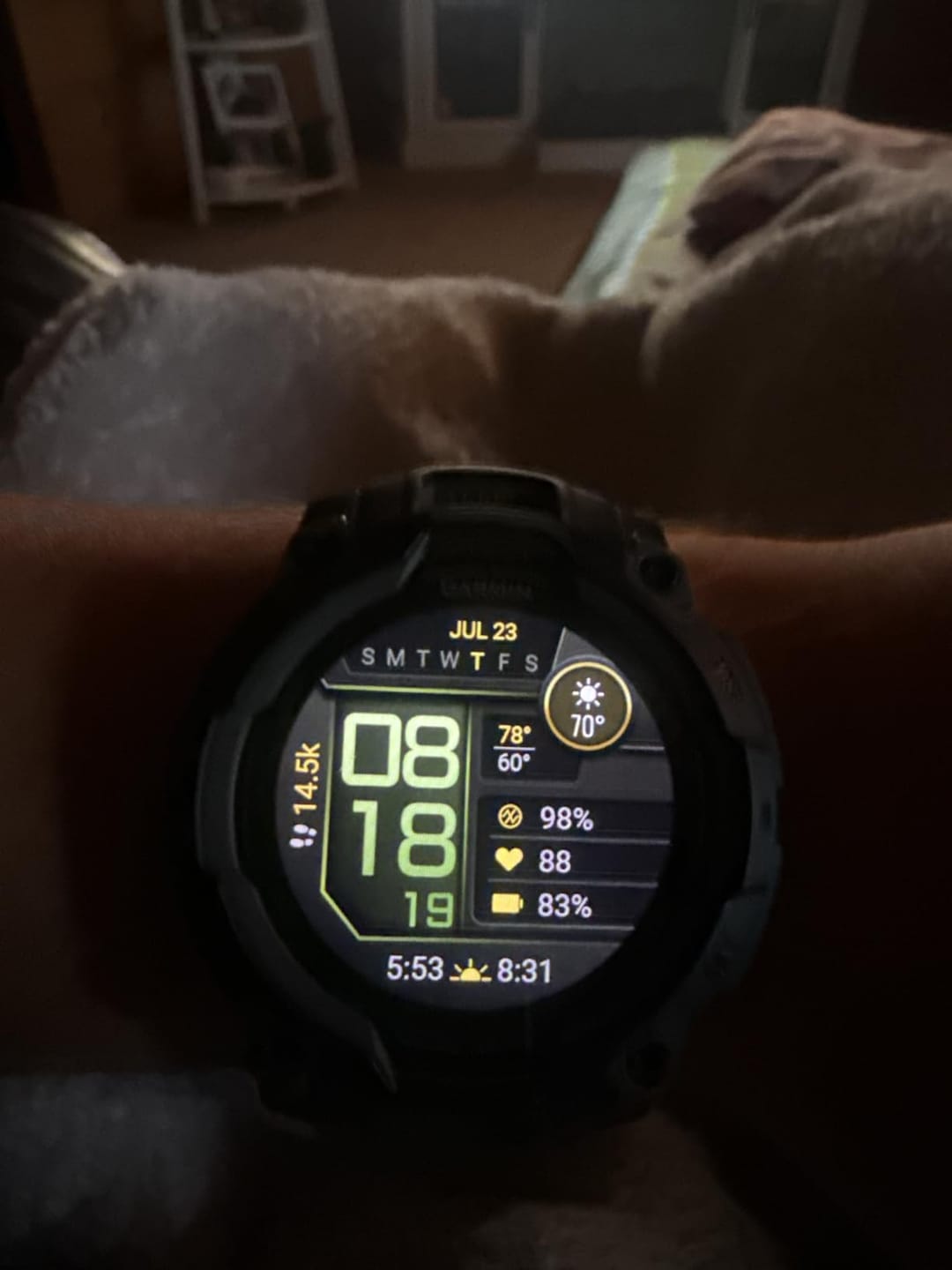 Customer photo review of Garmin Instinct 3 AMOLED