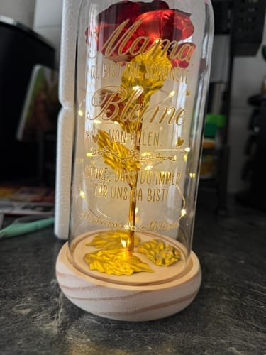 Customer photo review of Dla mamy - złota róża dla rodzica