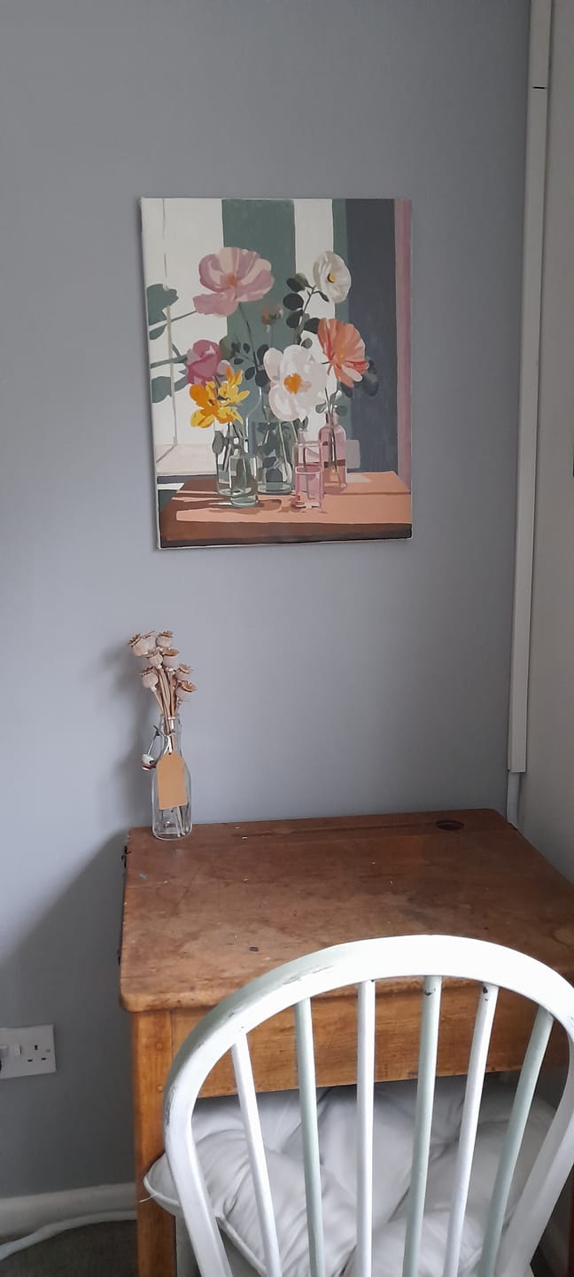 Customer photo review of Beauty in glass | Paint by Number