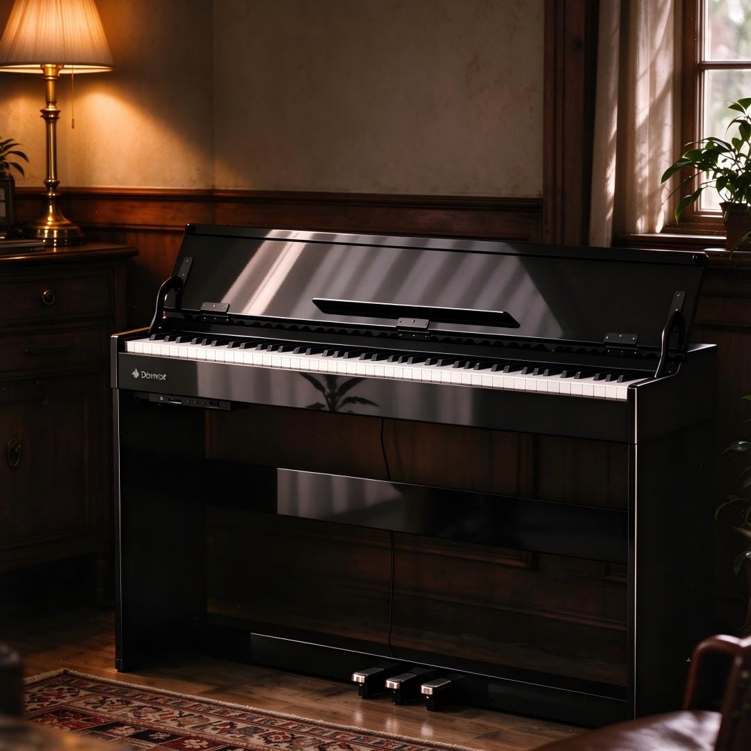 Customer photo review of Donner DDP-75 Piano Numérique Droit Noir Laqué, 88 Touches à Action de Marteau