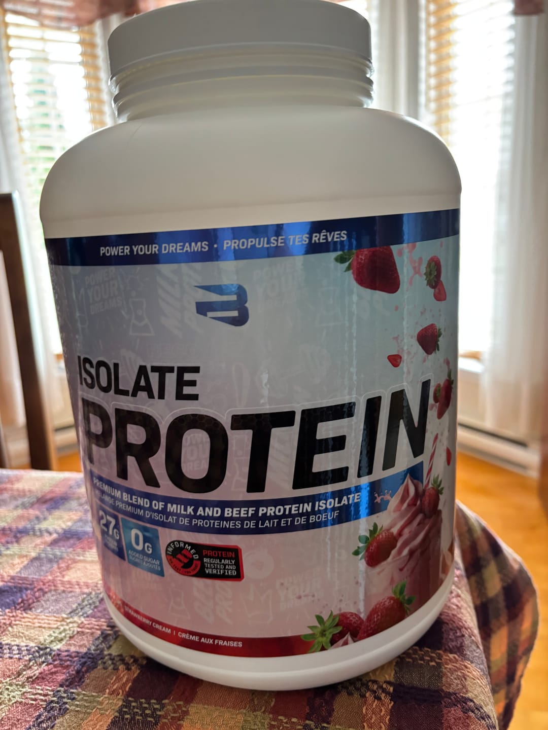 Customer photo review of Isolate Protein