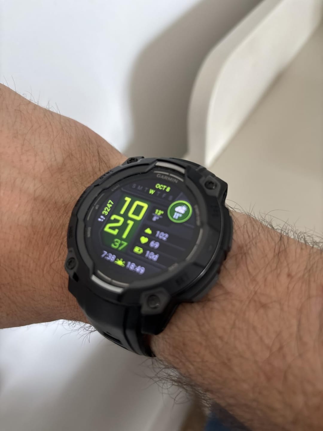 Customer photo review of Garmin Instinct 3 AMOLED