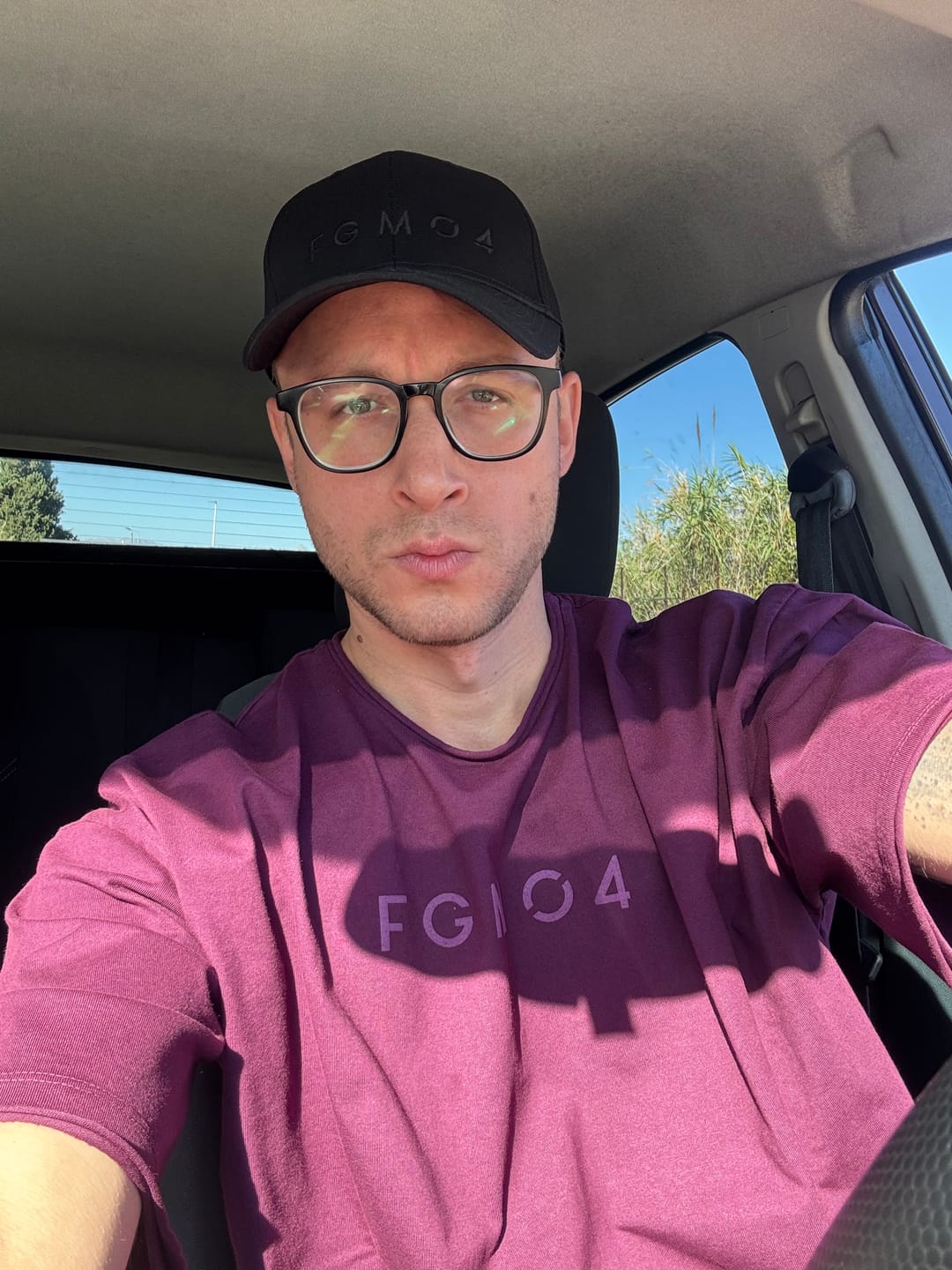 Customer photo review of Maglia Uomo WorkOut Extra Large Dark Purple