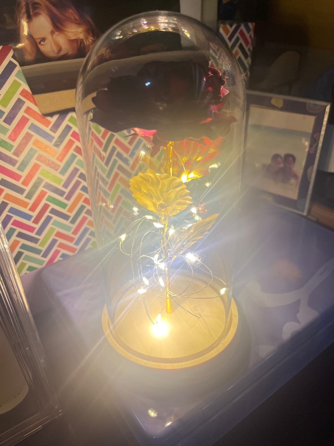 Customer photo review of EverGlow Rose - Lamp