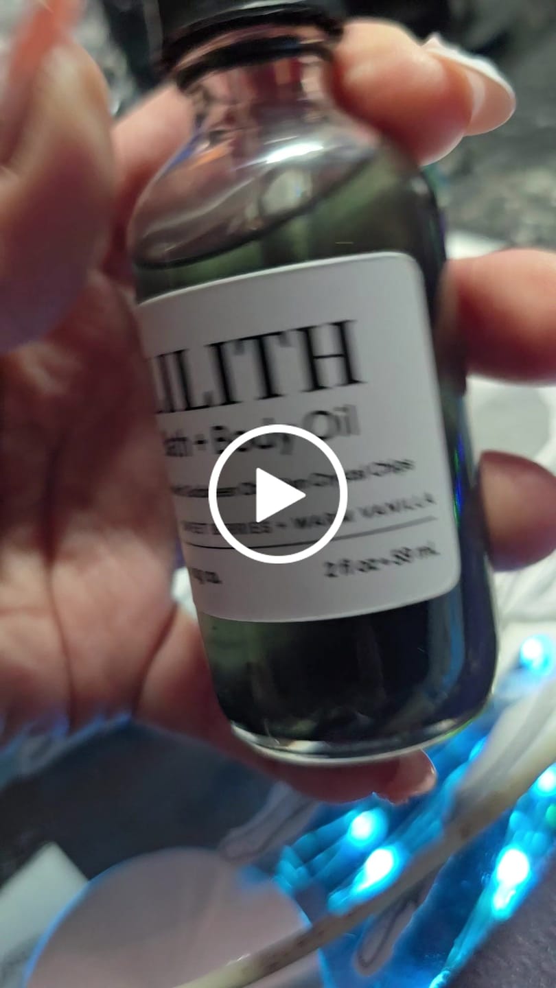 Customer video review of LILITH Bath & Body Oil