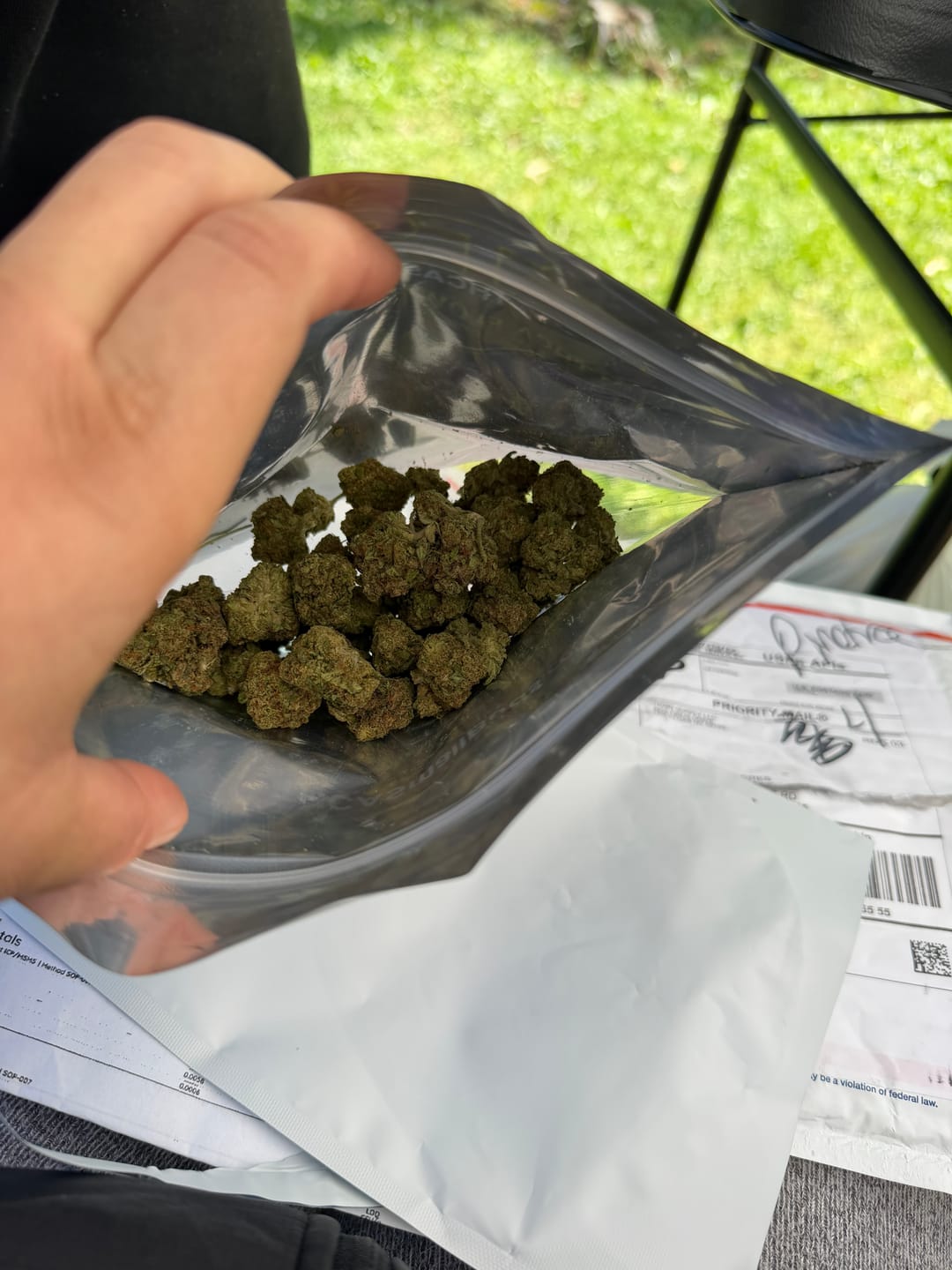 Customer photo review of Gorilla Glue THCA Flower