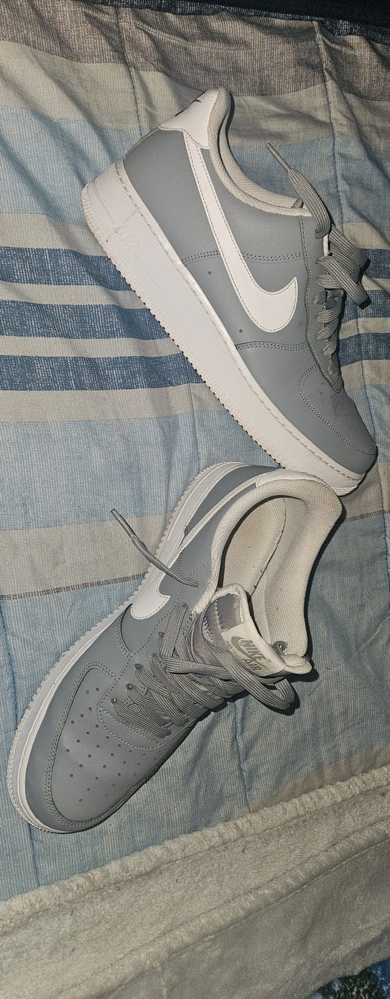 Customer photo review of Air Force 1 Grey/White