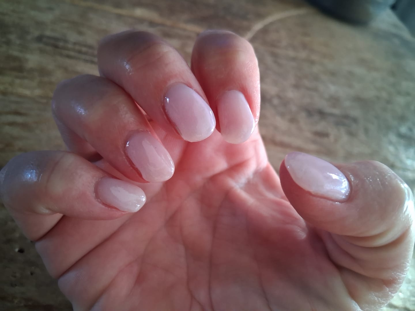Customer photo review of Autumn Tea Gold Dipping Powder