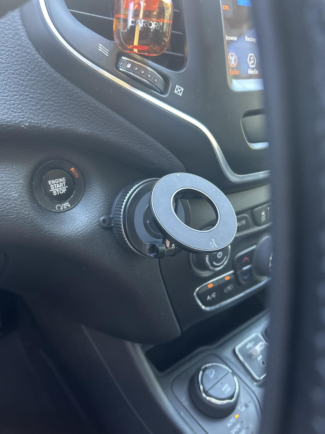 Customer photo review of Tekkvault™ AnchorPro Phone Holder