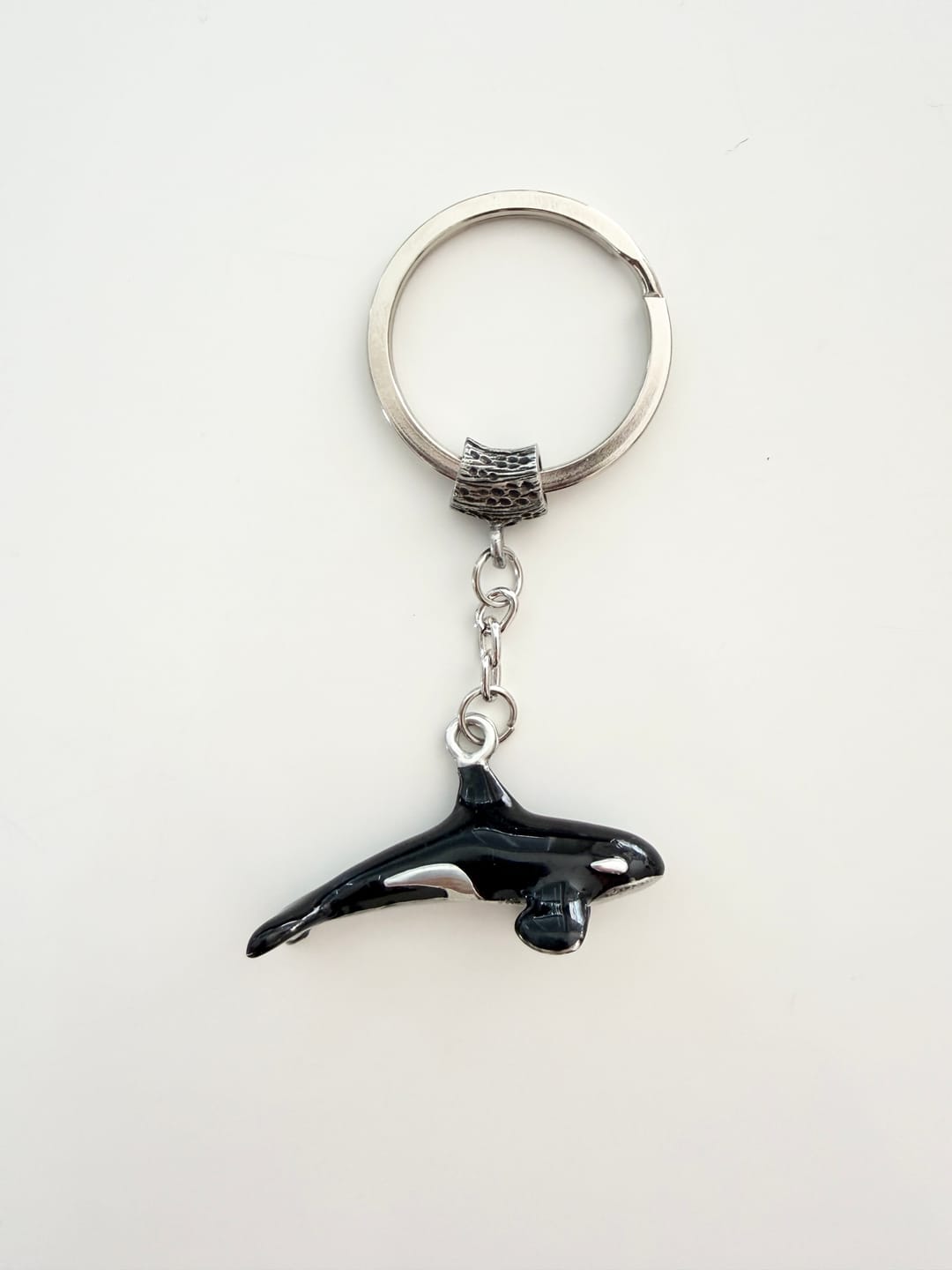 Customer photo review of Real Silver Key chain: Killer Whale Orca