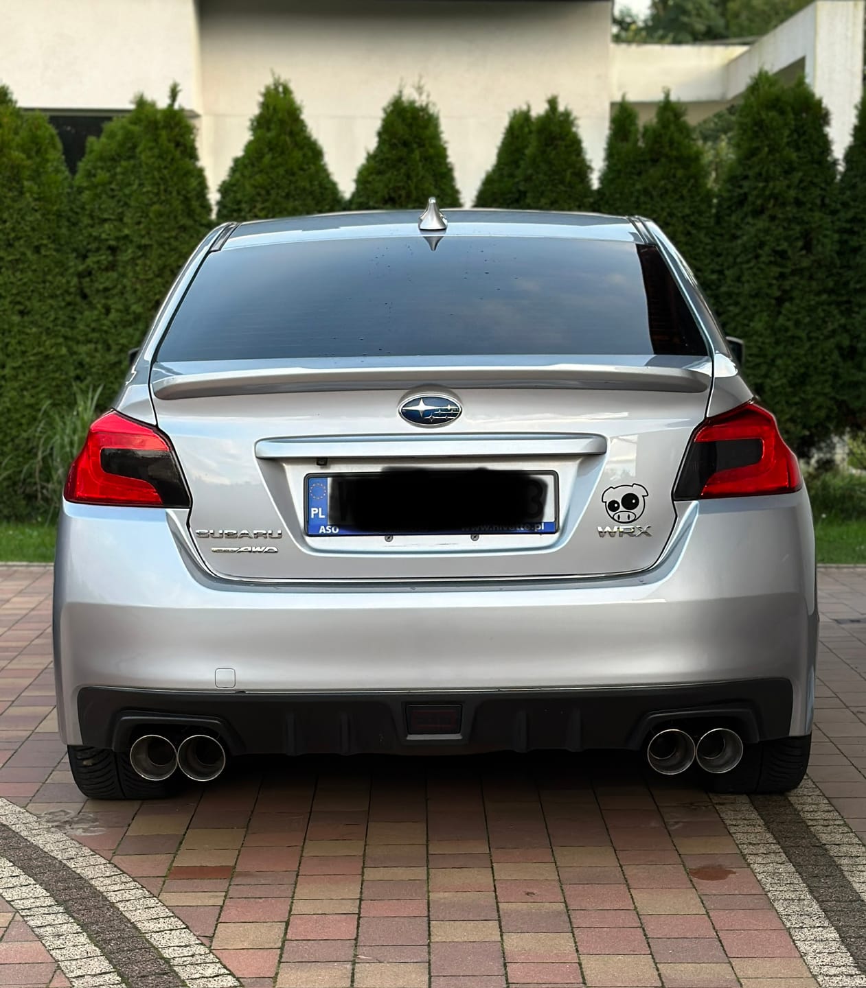 Customer photo review of 2015-21 Subaru WRX / STi Muffler Delete Axle Back 4 Inch Quad Tips Exhaust