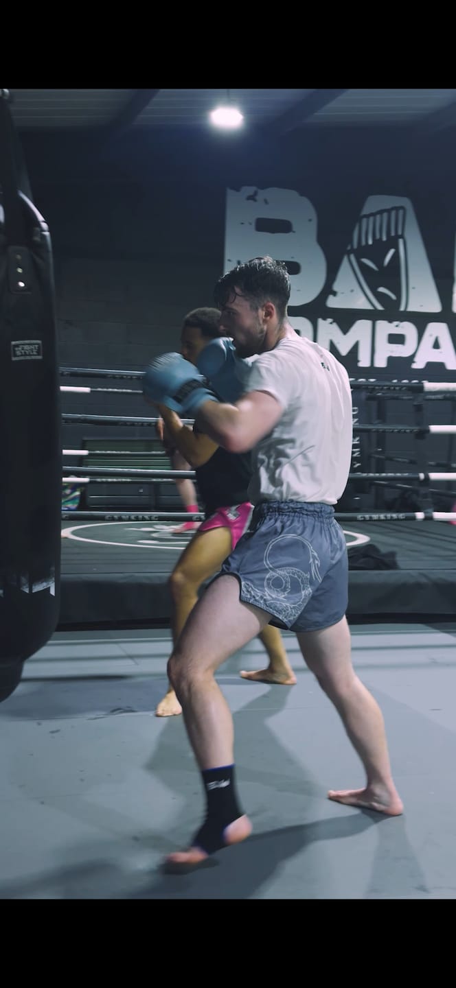 Customer photo review of Muay Thai shorts - IKIGAI - Grey