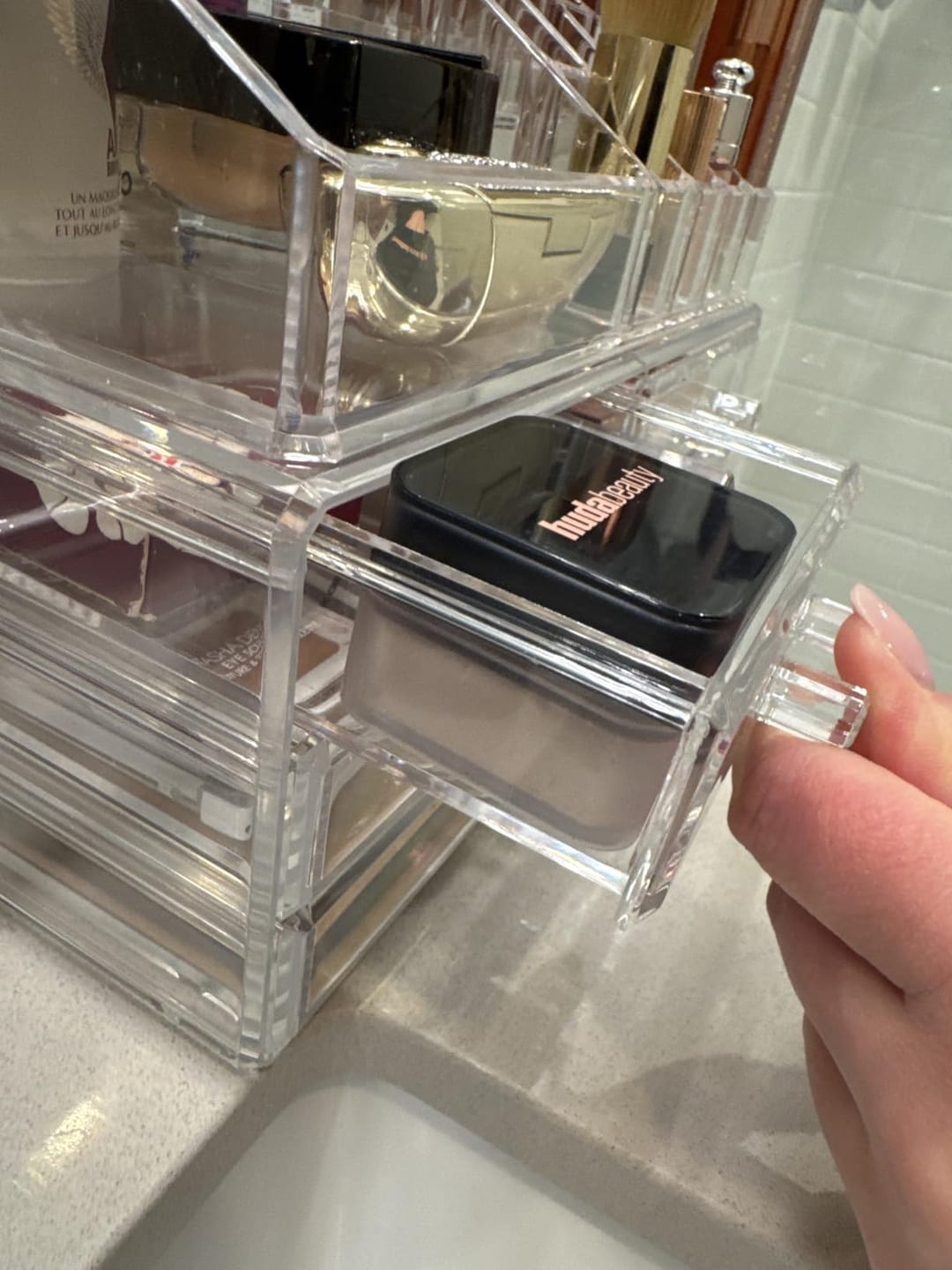 Customer photo review of Velouria ClearSpace™ Makeup & Beauty Organizer