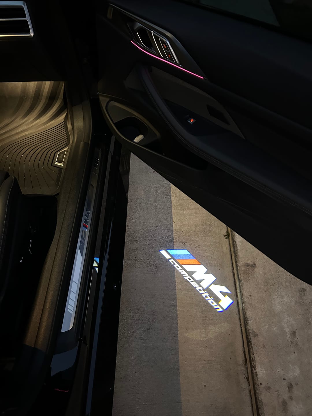 Customer photo review of BMW G SERIES DOOR LIGHTS