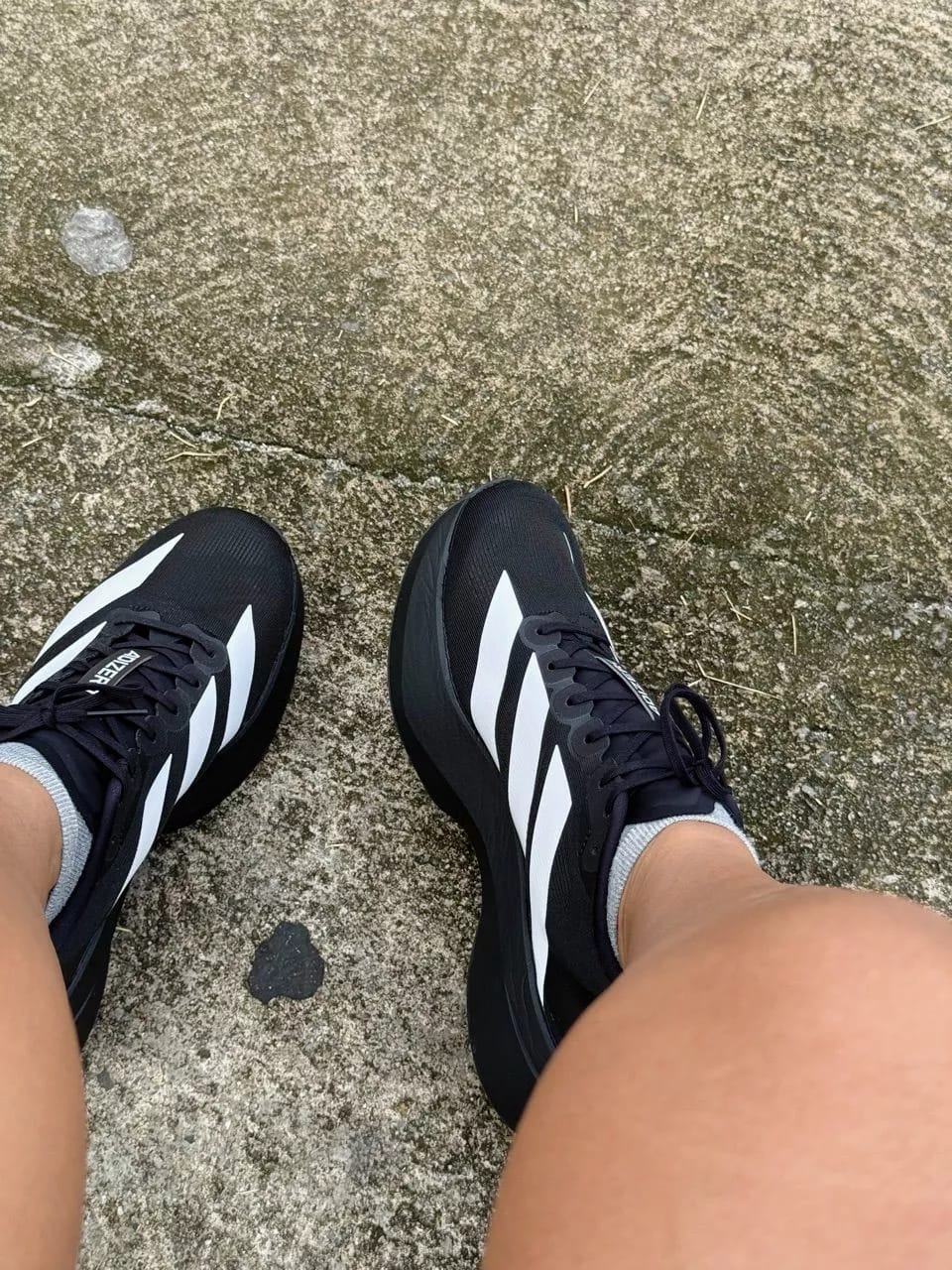 Customer photo review of Adizero Evo SL Core Black & White - AZB