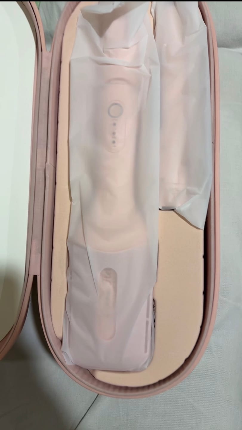 Customer photo review of Ferro 6 en 1 + Plancha 2 en 1 Light Pink con Maletín (PREVENTA)