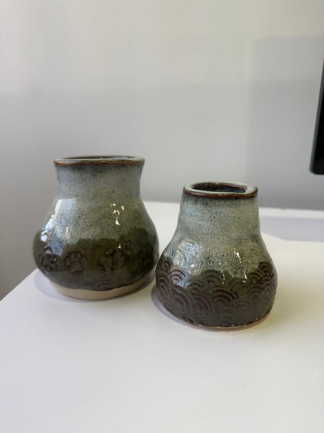 Customer photo review of Abbots Tenmoku Midfire Brushable Glaze