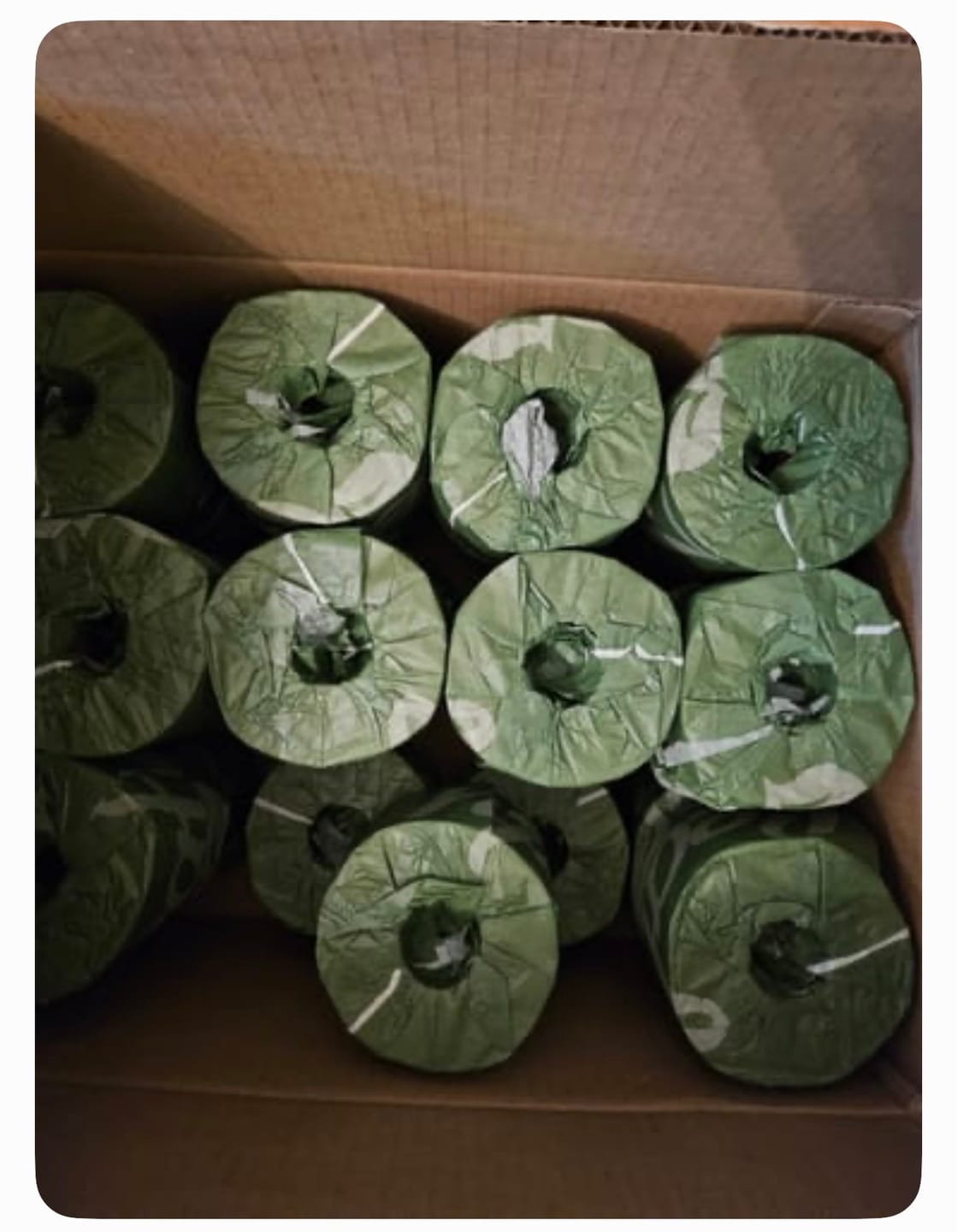 Customer photo review of Leafy EarthCloud Bamboo - 24 roll 2 ply