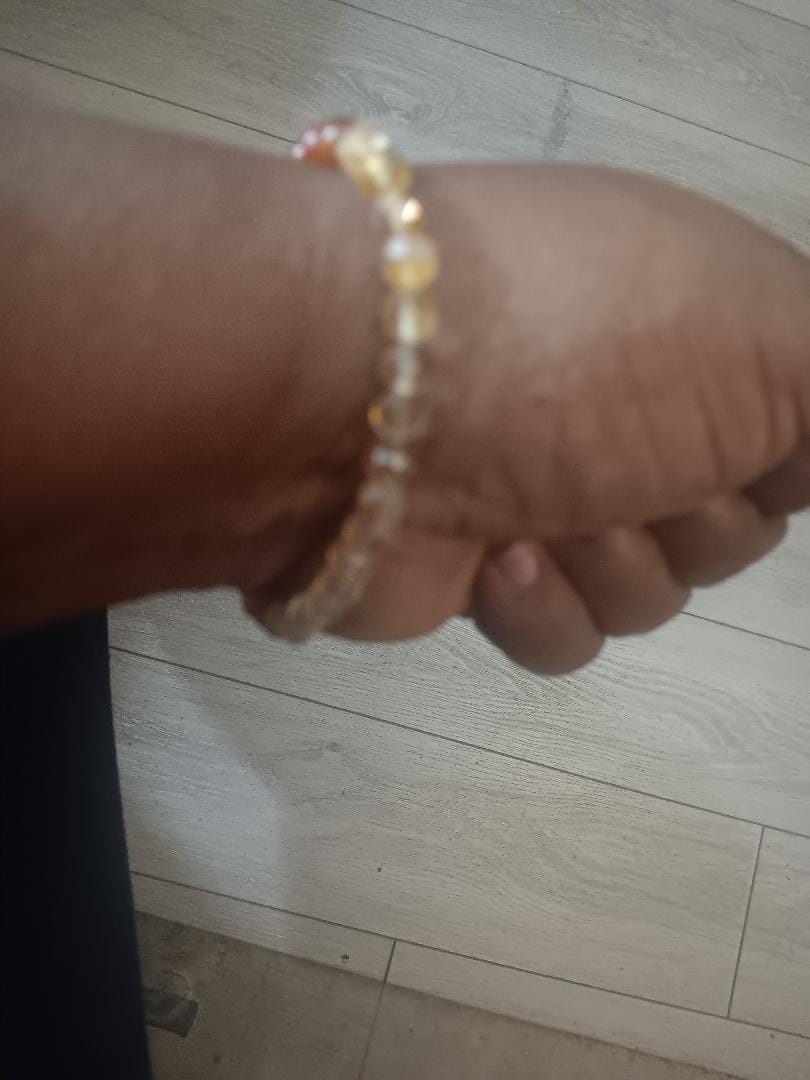 Customer photo review of Leo Eclipse Bracelet with REAL Gold