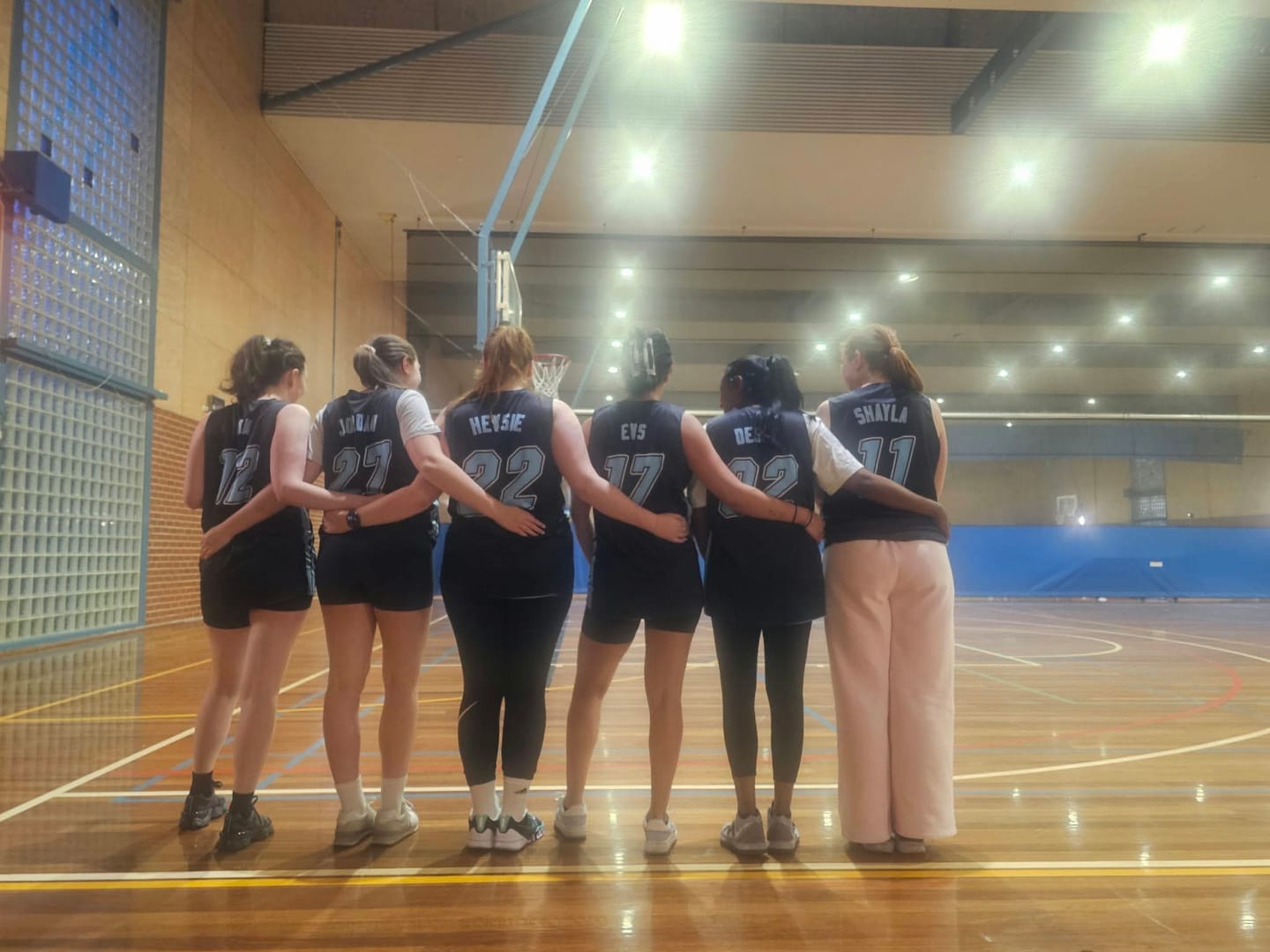 Customer photo review of Custom Black Light Blue Double Side Tops Training Basketball Jersey