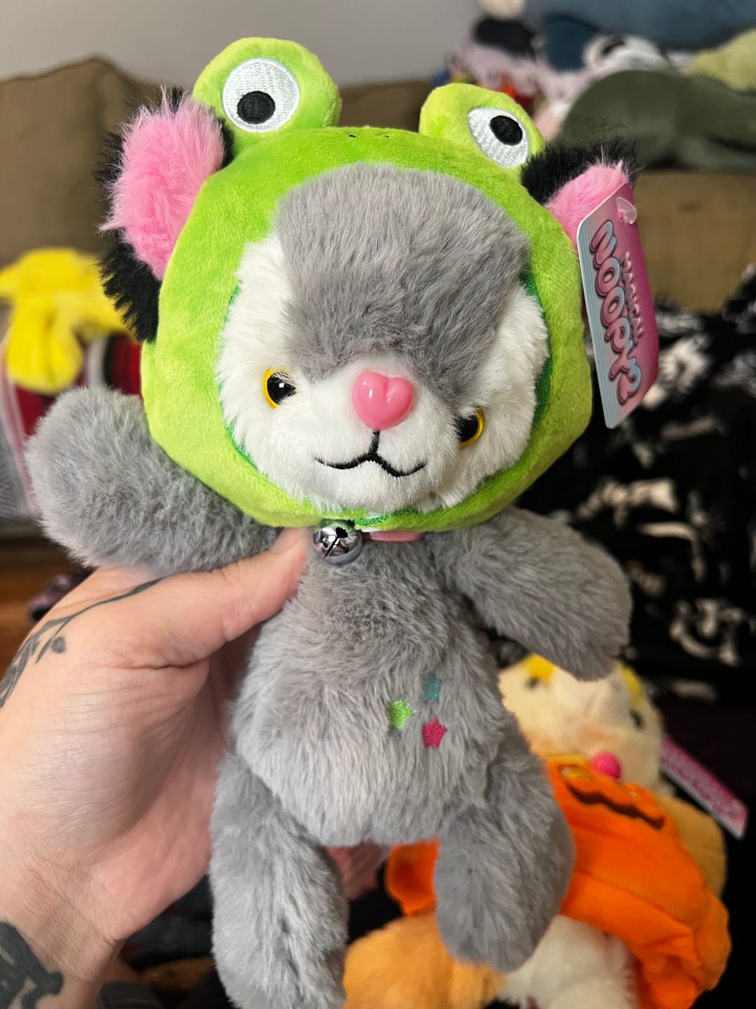 Customer photo review of Frog Hat Costume for Noopy2